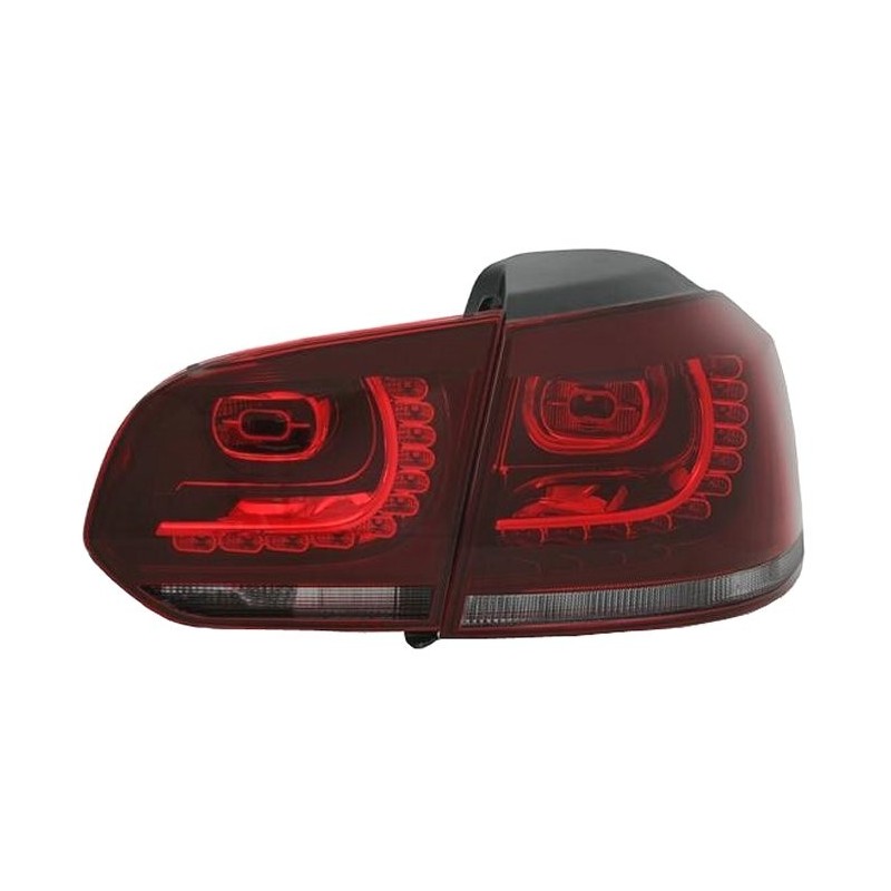 VW Golf 6 RED / WHITE LED czerwono białe diodowe GTI-Look  LDVW70 DEPO