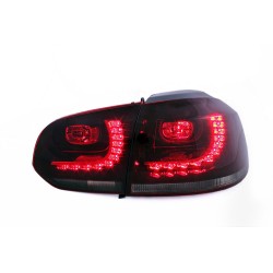 VW Golf 6 SMOKED RED LED...