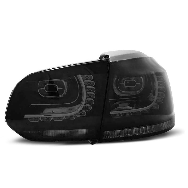 VW Golf 6 BLACK LED czarne dymione diodowe GTI-Look  LDVW72 DEPO