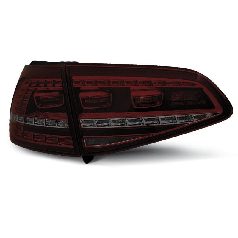 VW Golf 7 - Red Smoked LED GTi Look - DIODOWE  LDVWE9