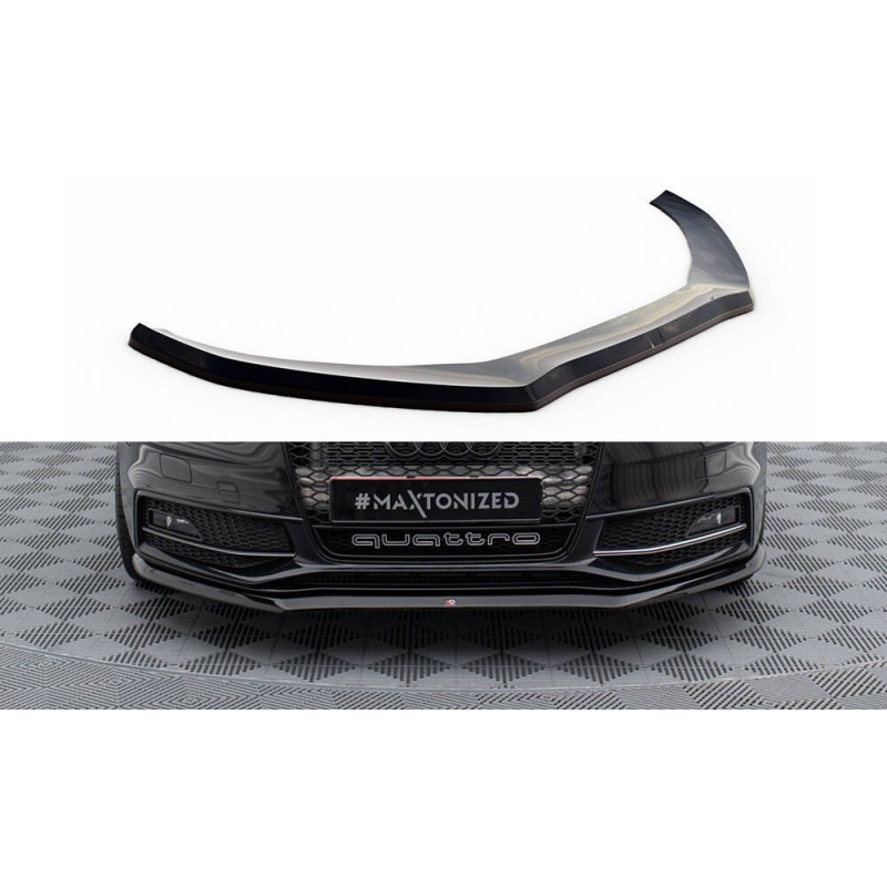 Przedni Splitter / dokładka (v.1) - Audi S4 B8 / A4 B8 S-line FL