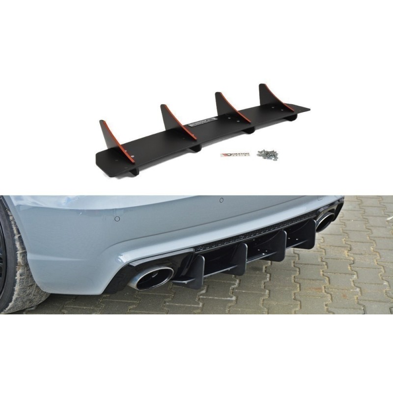 Dyfuzor Tylnego Zderzaka RACE  ABS - Audi RS3 8VA Sportback 2015-2016