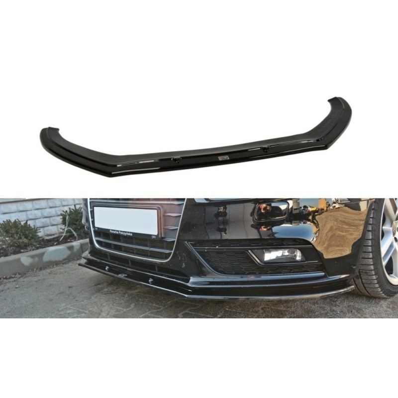 Przedni Splitter / dokładka (v.1) - Audi A4 B8 FL