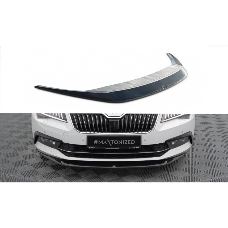 Przedni Splitter / dokładka ABS (ver.1) - Skoda Superb III