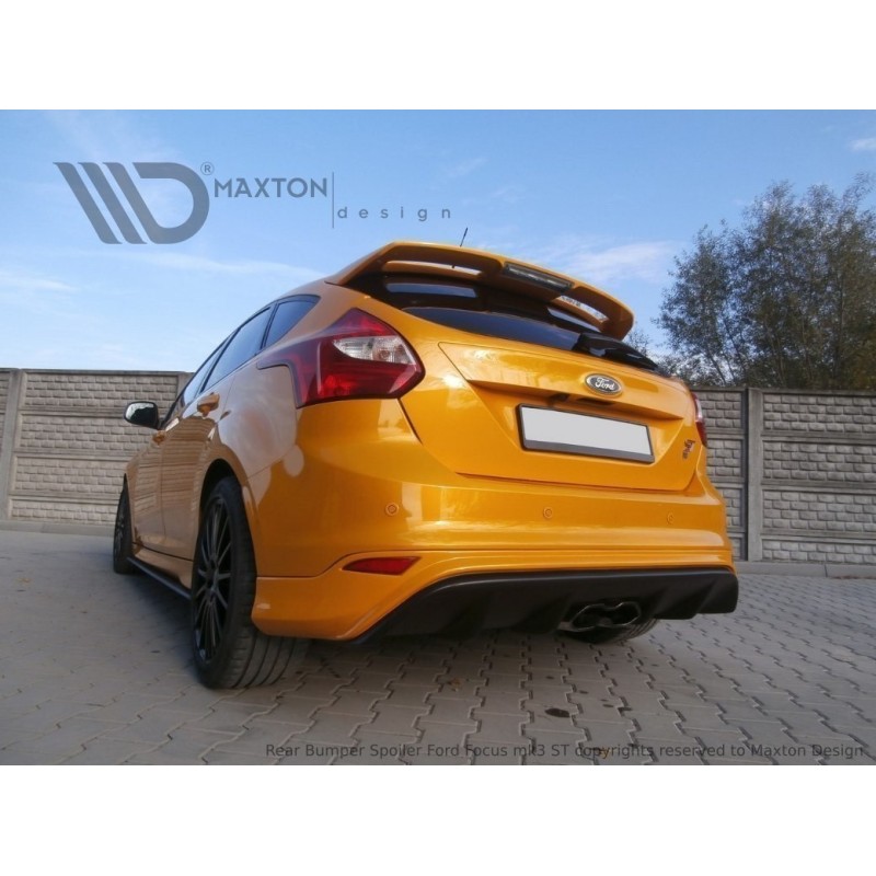 Dyfuzor Tylnego Zderzaka ABS - Ford Focus mk3 ST RS 2015 Look