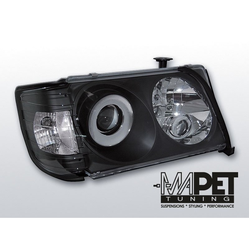 Mercedes E-klasa W124 93-95 clear BLACK soczewki LPME24
