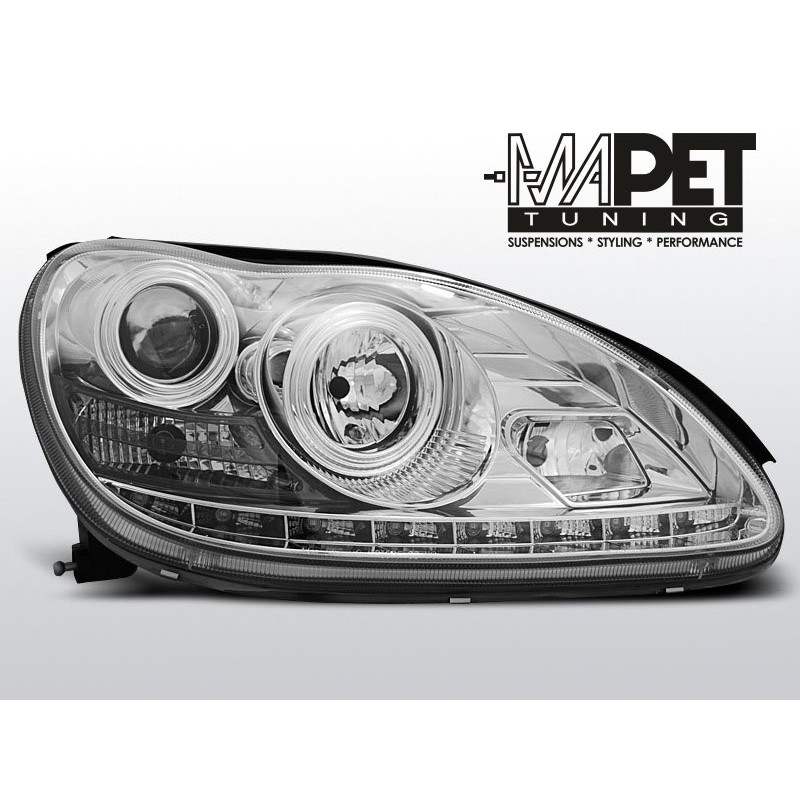 Mercedes S-klasa W220 98-05 CHROM LED diodowe LPME51