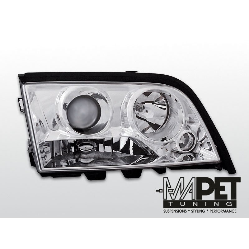 Mercedes C-klasa W202 clear CHROM soczewka LPME41