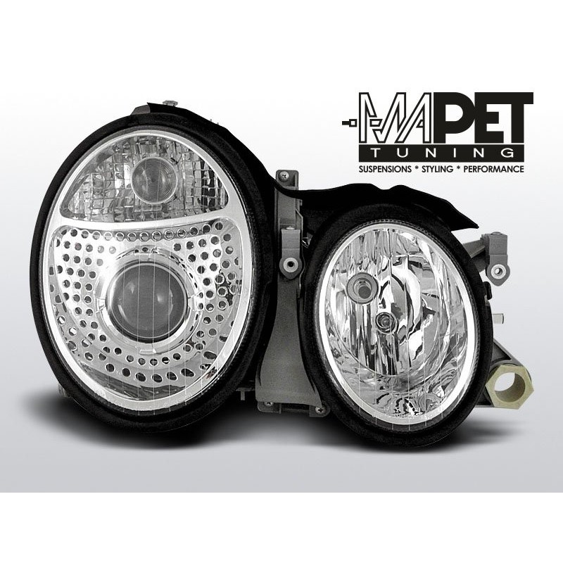 Mercedes CLK W208 clear CHROM soczewka LPME05 DEPO