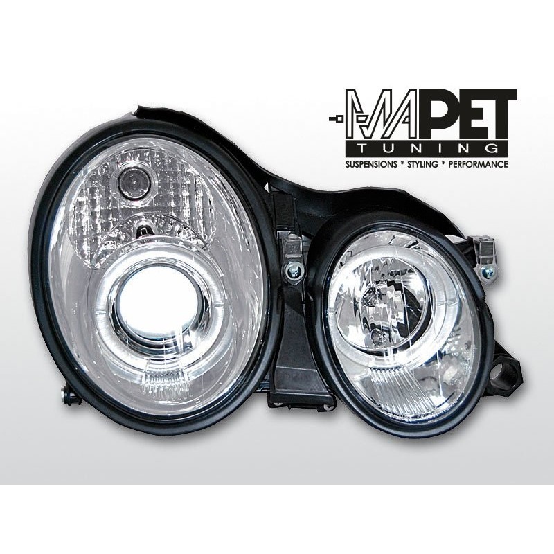 Mercedes CLK W208 clear CHROM Angel Eyes soczewka LPME27
