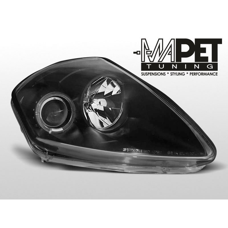 Mitsubishi Eclipse 00-05 clear Angel Eyes BLACK ringi LPMI06