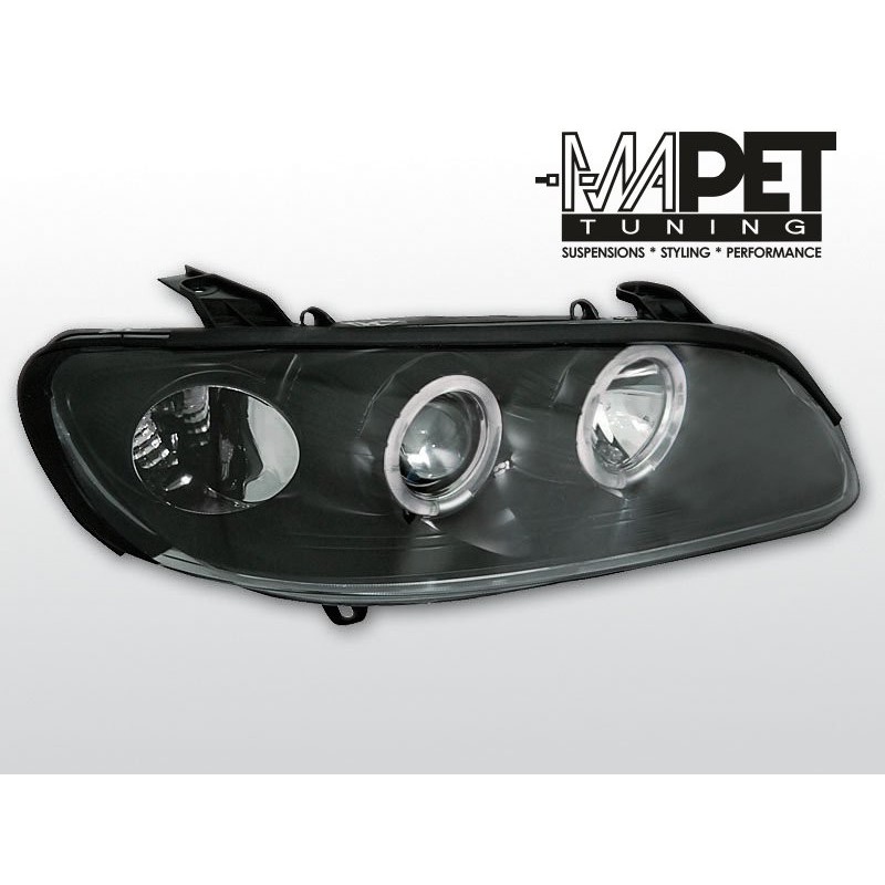 Opel Omega B clear Angel Eyes BLACK soczewka ringi LPOP36