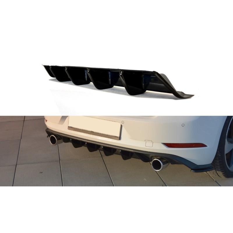 Dyfuzor Tylnego Zderzaka ABS -  VW GOLF VII GTi FL 2017-