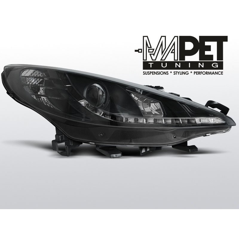 Peugeot 207 - BLACK LED - diodowe LPPE23
