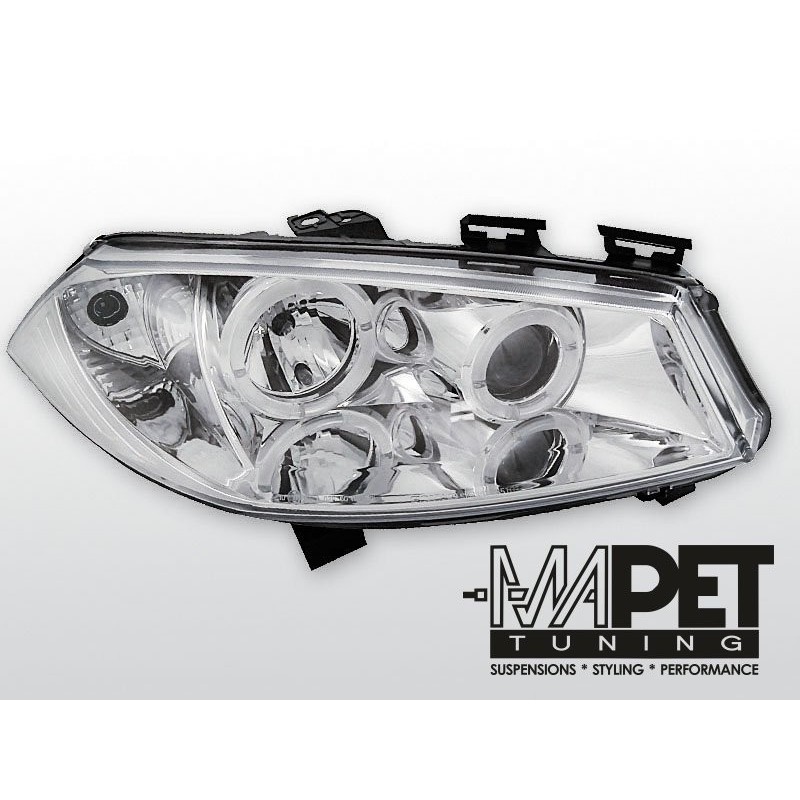 Renault Megane 02-05 clear Angel Eyes CHROM ringi LPRE11