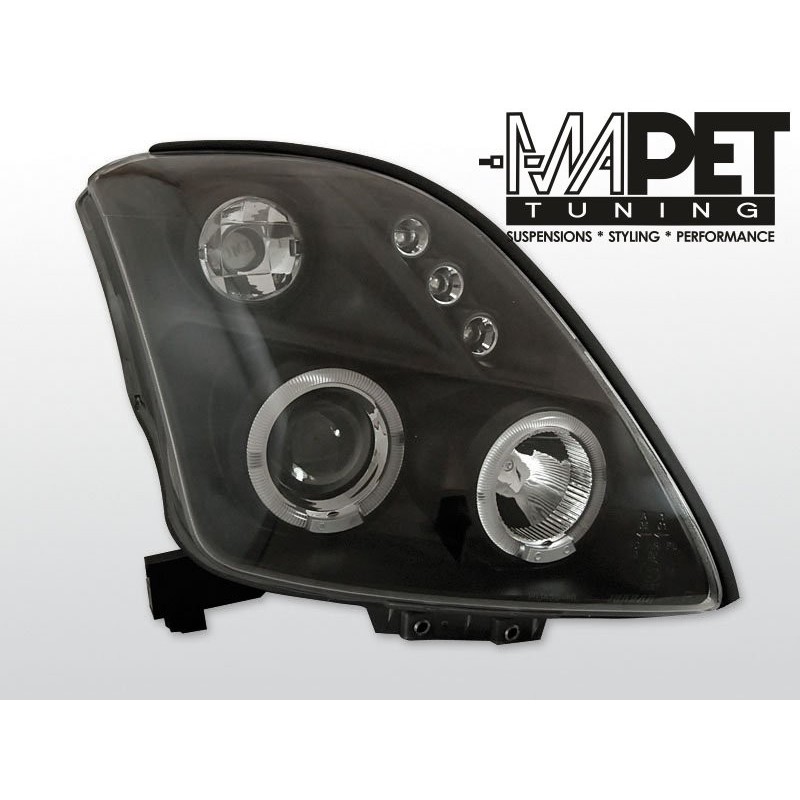Suzuki Swift 05- clear Angel Eyes BLACK soczewka ringi LPSI02