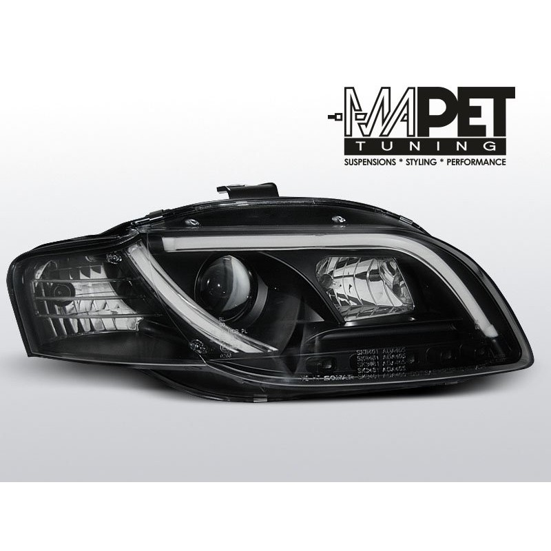 Audi A4 B7 04-08  - LED TUBE LIGHTS BLACK  diodowe LPAU90