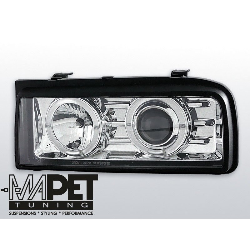 VW Corrado clear Angel Eyes CHROM soczewka ringi LPVW35