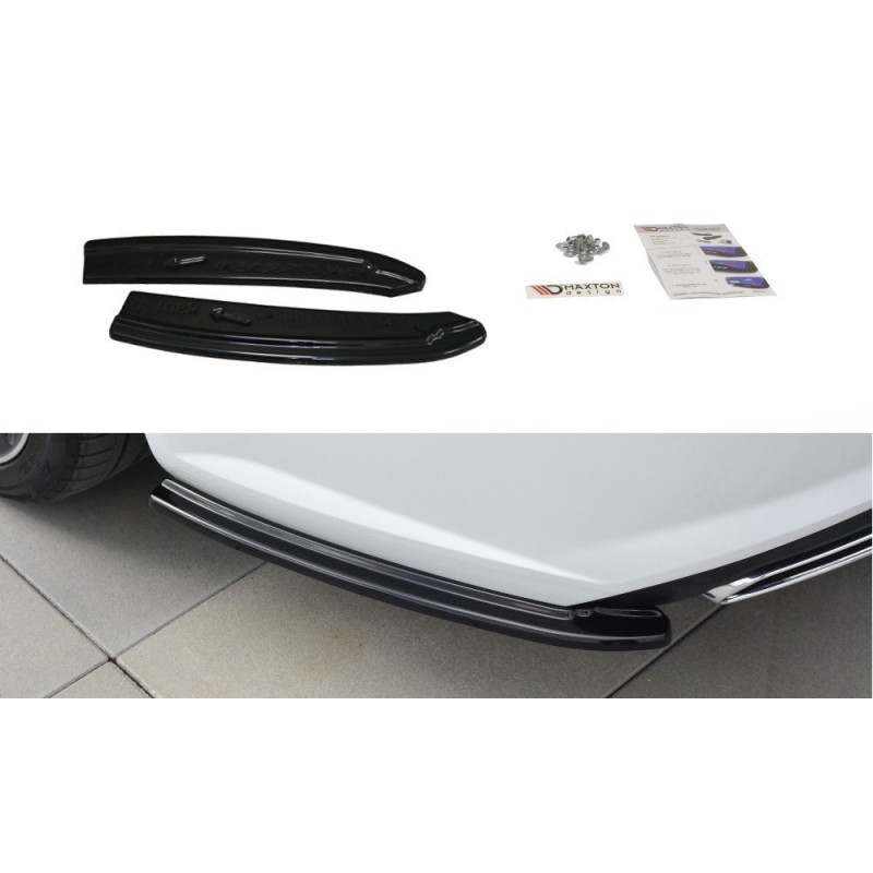 Splittery Boczne Tylnego Zderzaka ABS - Audi A6 C7 S-line Facelift