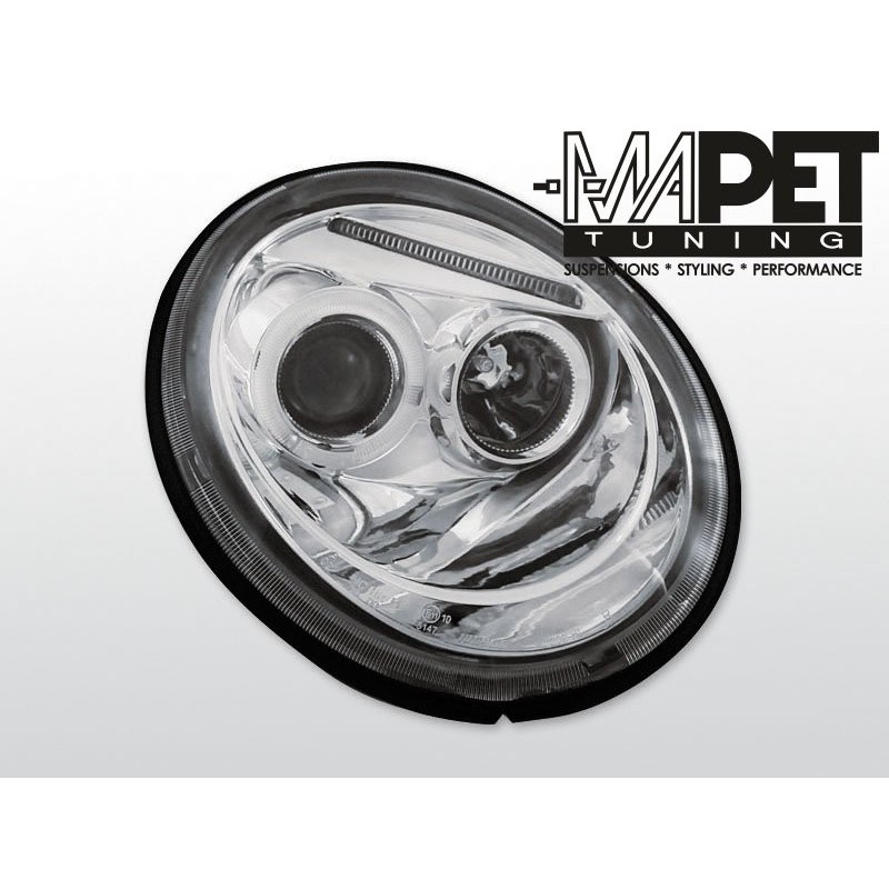 VW New Beetle clear Angel Eyes CHROM soczewka ringi LPVW75