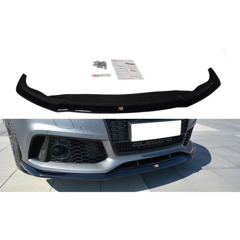Przedni Splitter / dokładka ABS (wer.2) - Audi RS7 Facelift