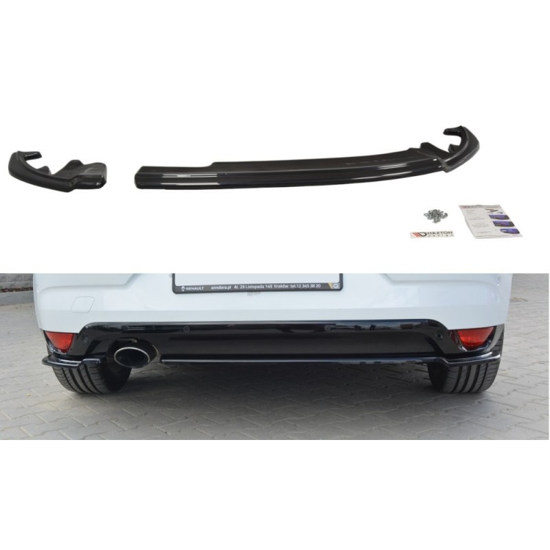 Splittery Boczne Tylnego Zderzaka ABS - Renault Megane Mk4 Hatchback