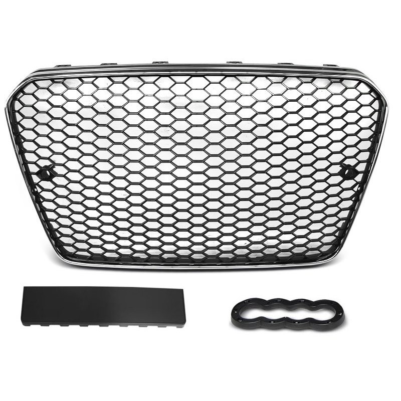 GRILL AUDI A5 RS5 look 12-16 Czarny Chrom GRAU55