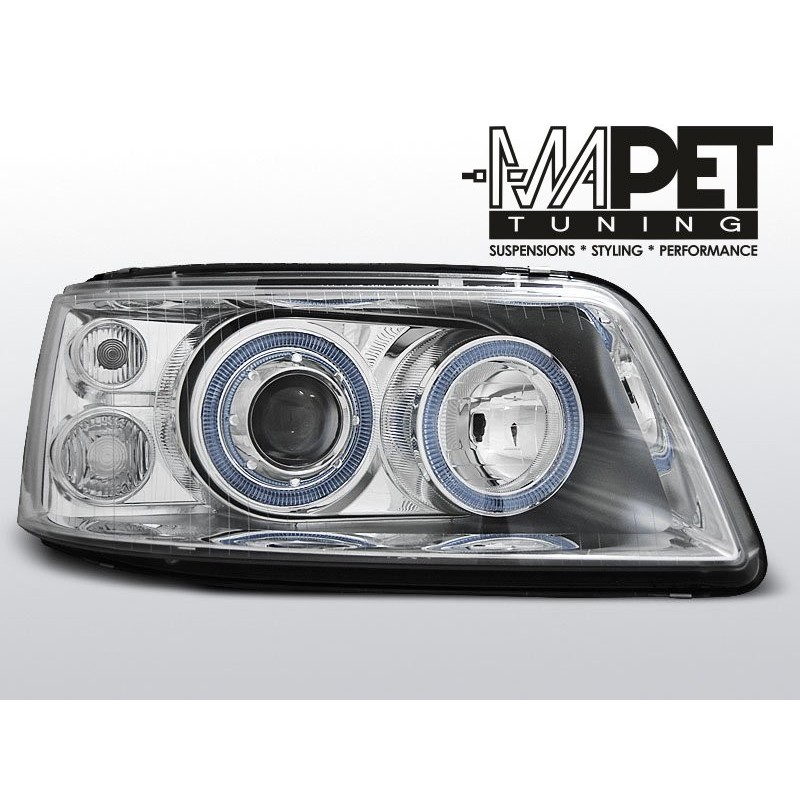VW T5 Bus 2003- Angel Eyes CHROM Ringi LPVWE4