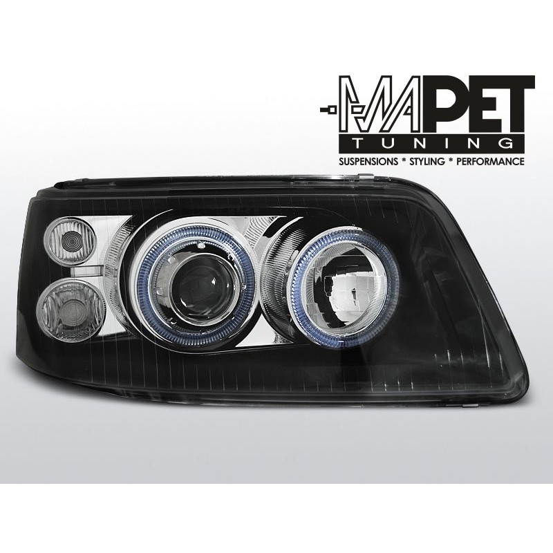 VW T5 Bus 2003- Angel Eyes BLACK Ringi LPVWE5