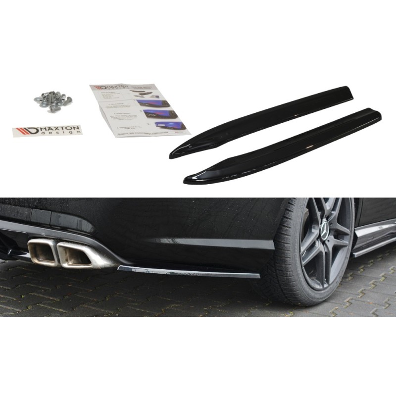Splittery Boczne Tylnego Zderzaka ABS - MERCEDES E W212 E63 AMG