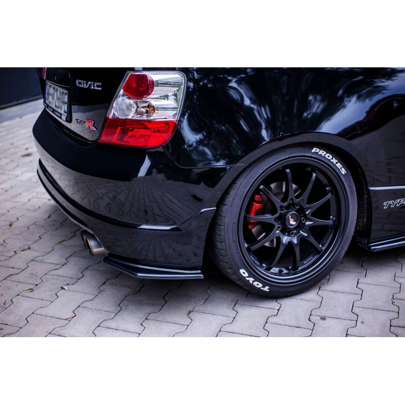 Splittery Boczne Tylnego Zderzaka ABS - HONDA CIVIC EP3 (MK7) TYPE-R/S FACELIFT