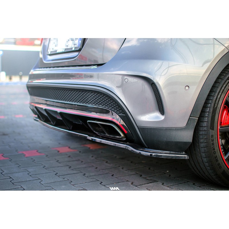 Dyfuzor Tylnego Zderzaka ABS - Mercedes GLA 45 AMG X156