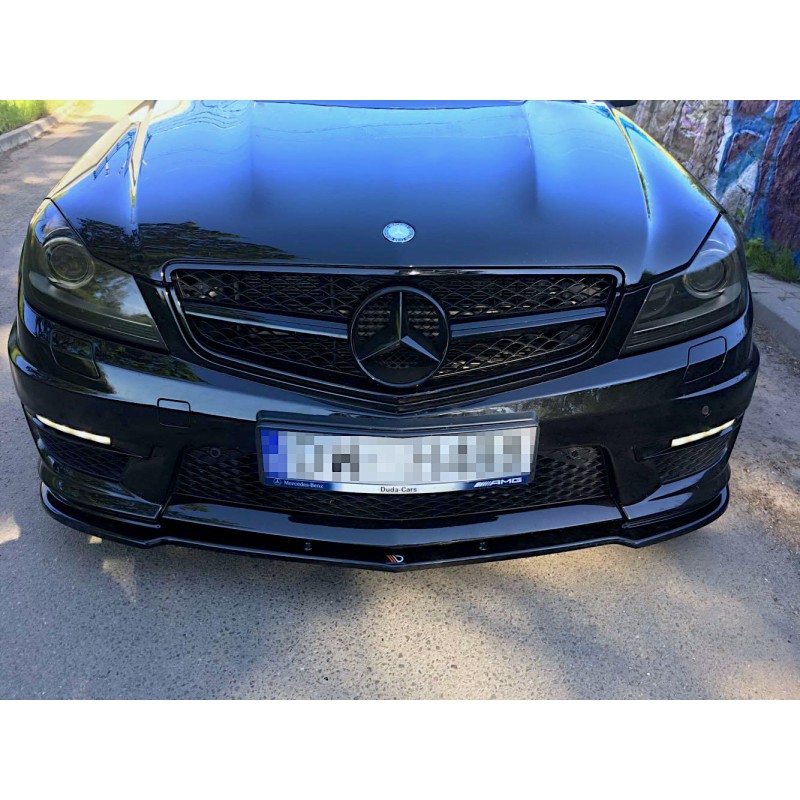 Przedni Splitter / dokładka ABS - Mercedes C W204 C63 AMG FL  2011-
