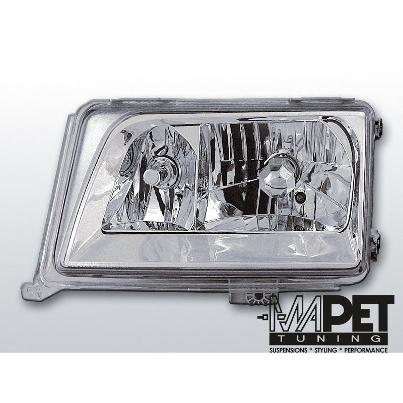 Mercedes E-klasa W124 85-93 clear CHROM LPME25