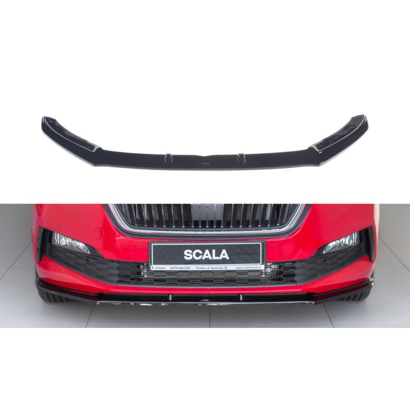 Przedni Splitter / dokładka ABS (ver.1) - Skoda Scala