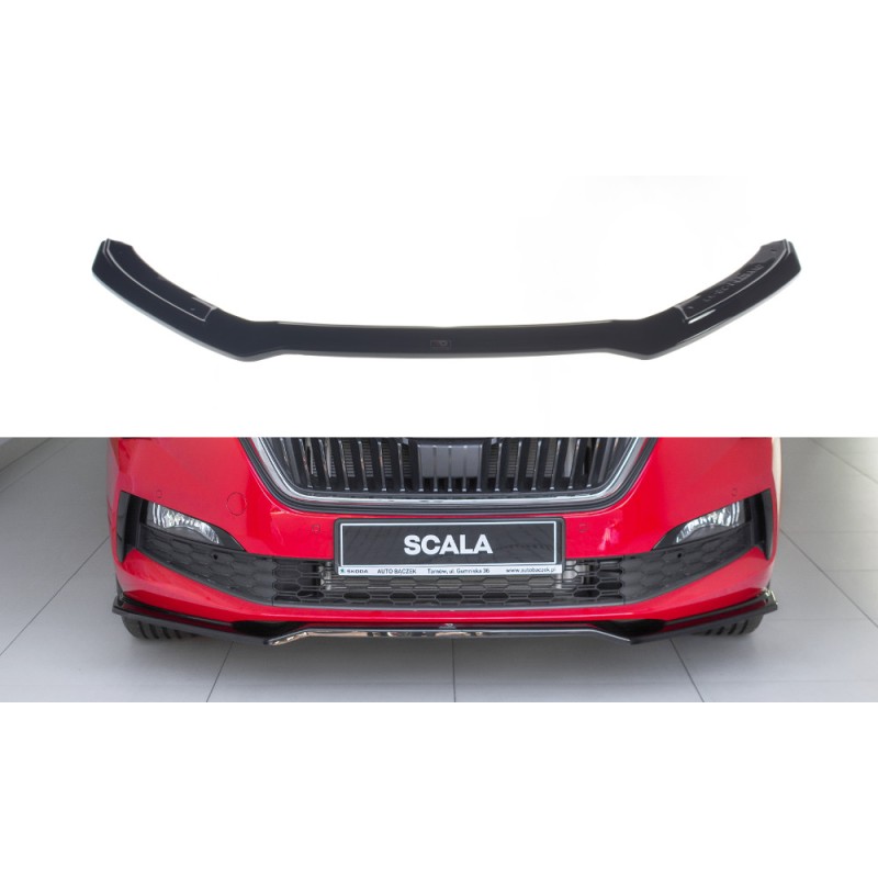 Przedni Splitter / dokładka ABS (ver.2) - Skoda Scala