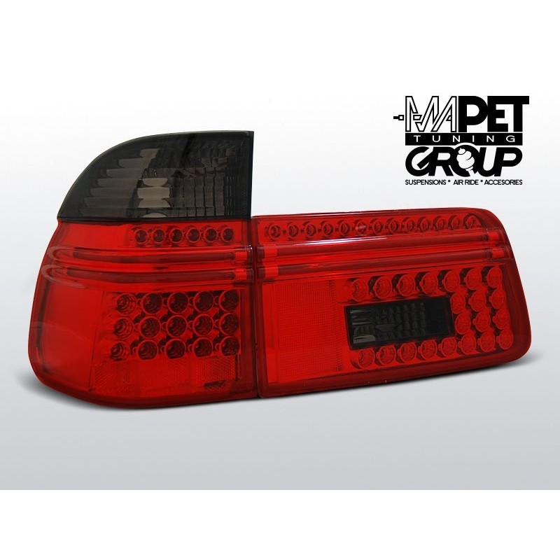 BMW E39 Touring Kombi CLEAR RED/BLACK LED diodowe LDBM56