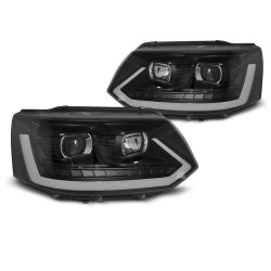 VW T5 2010- BLACK LED DRL -...