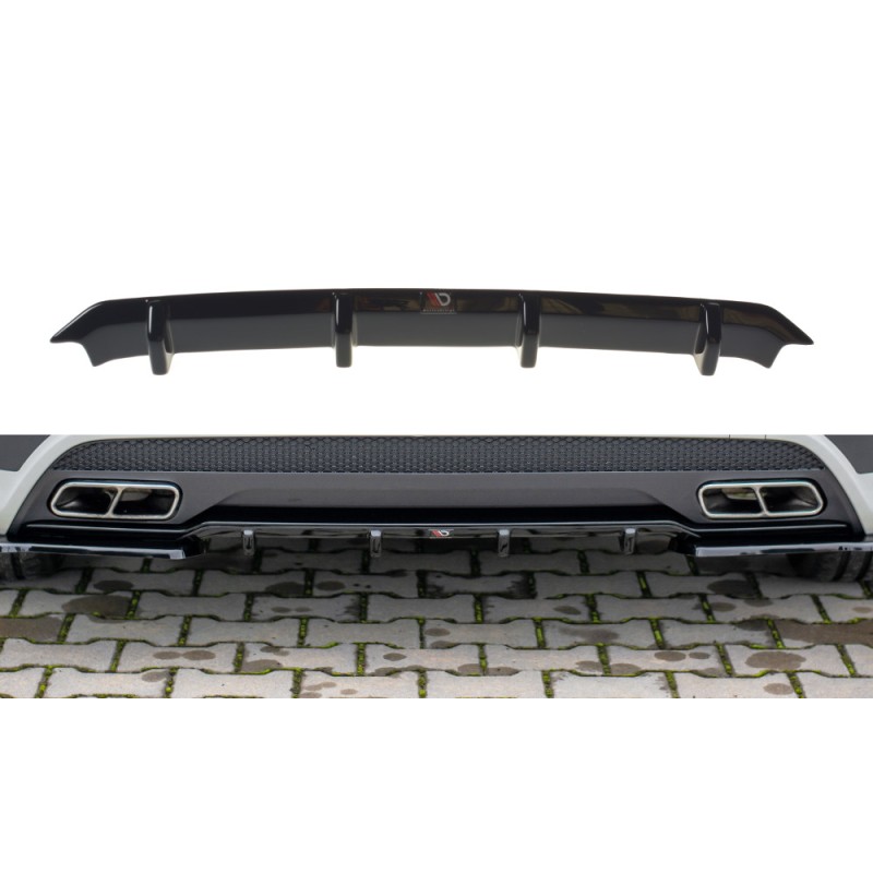 Dyfuzor centralny Tylnego Zderzaka ABS - Mercedes A45 AMG W176