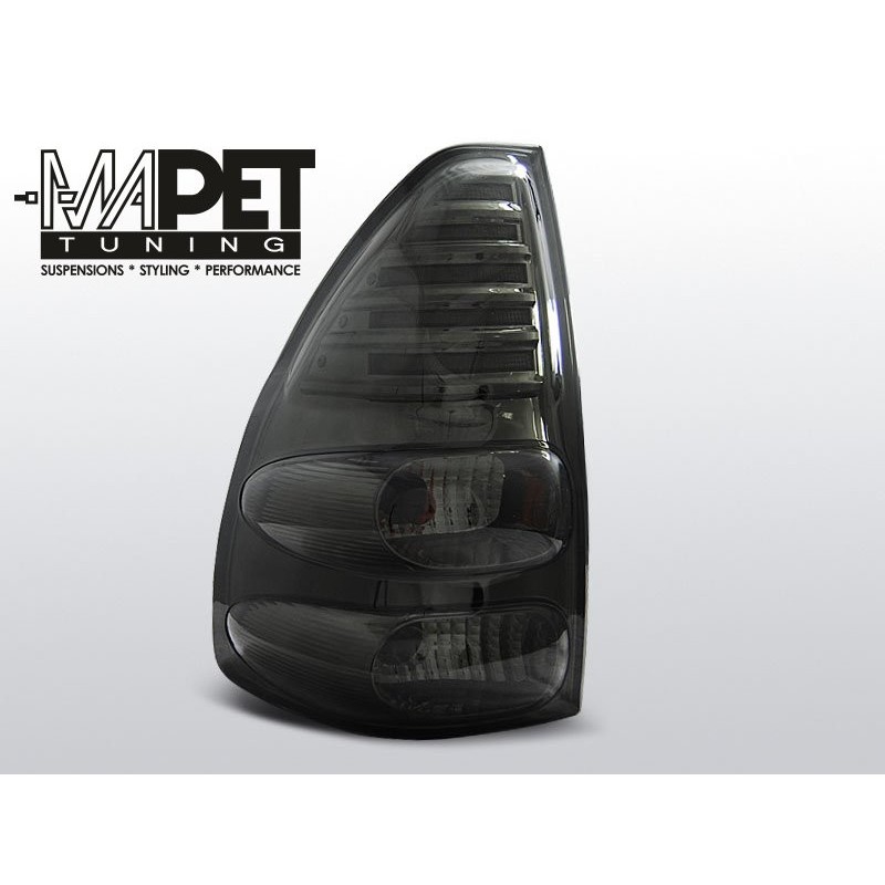 Toyota Land Cruiser 120 Smoked Black LED Celis diodowe paski LDTO09