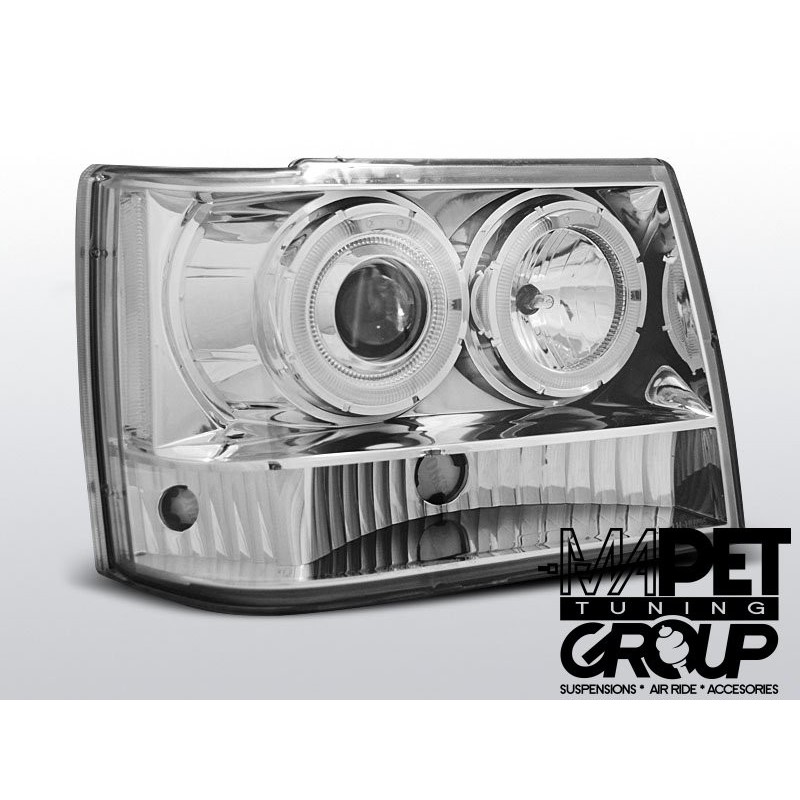CHRYSLER JEEP GRAND CHEROKEE 93-98 CHROM Angel Eyes LPCH11