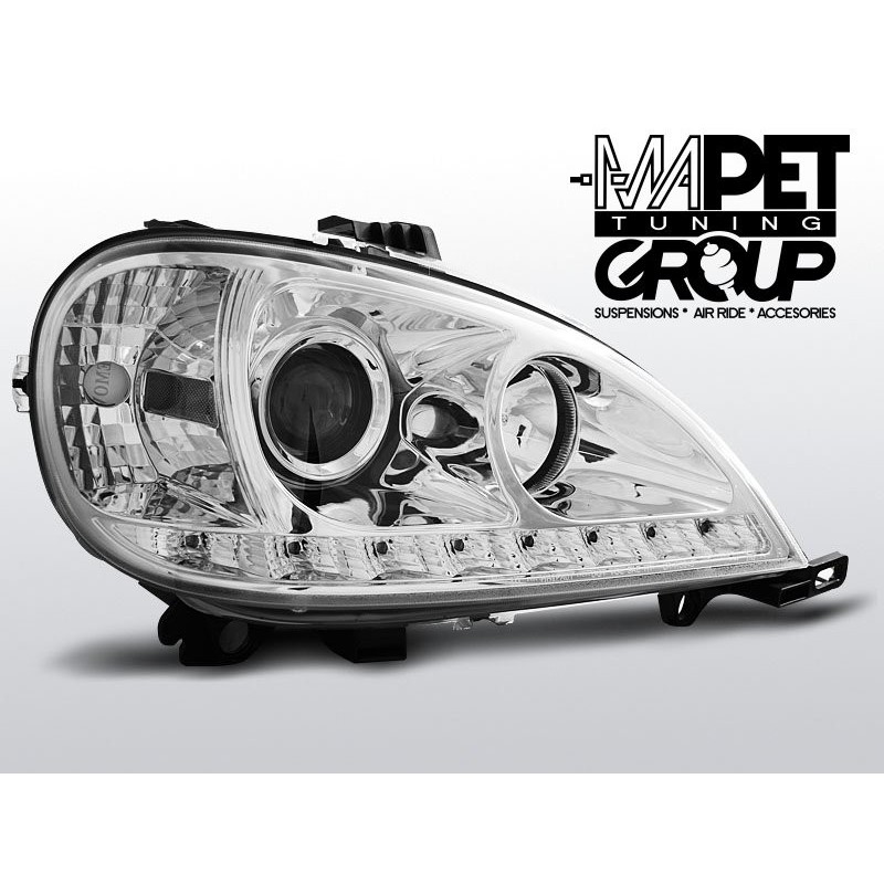 Mercedes M klasa W163 ML 01-05 CHROM LED diodowe LPME84