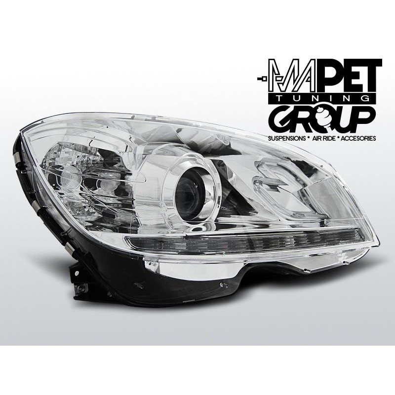 Mercedes C-klasa W204 07-10 CHROM LED diodowe LPME88