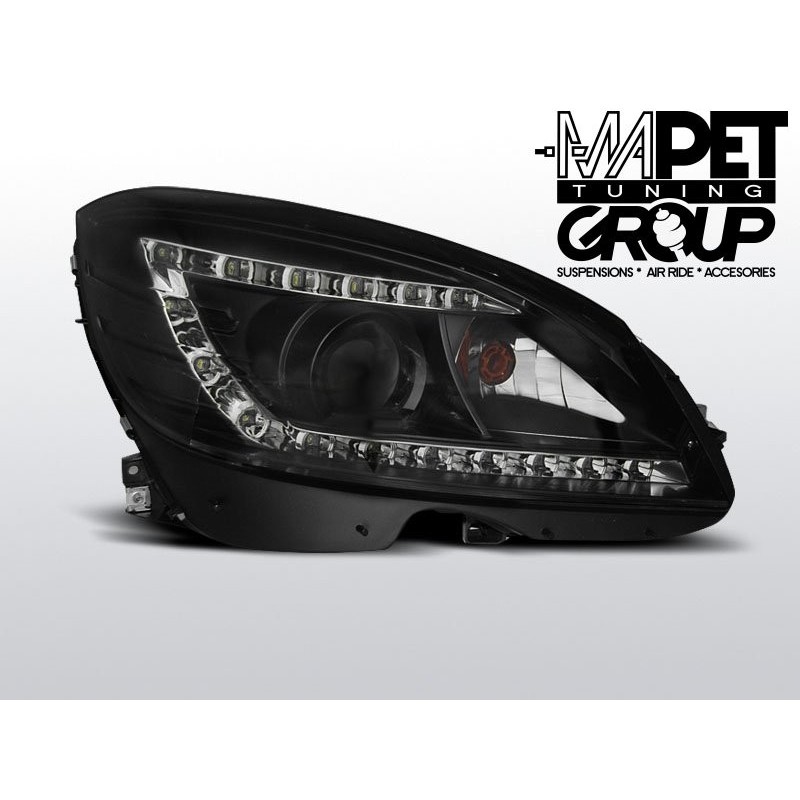 Mercedes C-klasa W204 07-10 BLACK LED diodowe LPME91