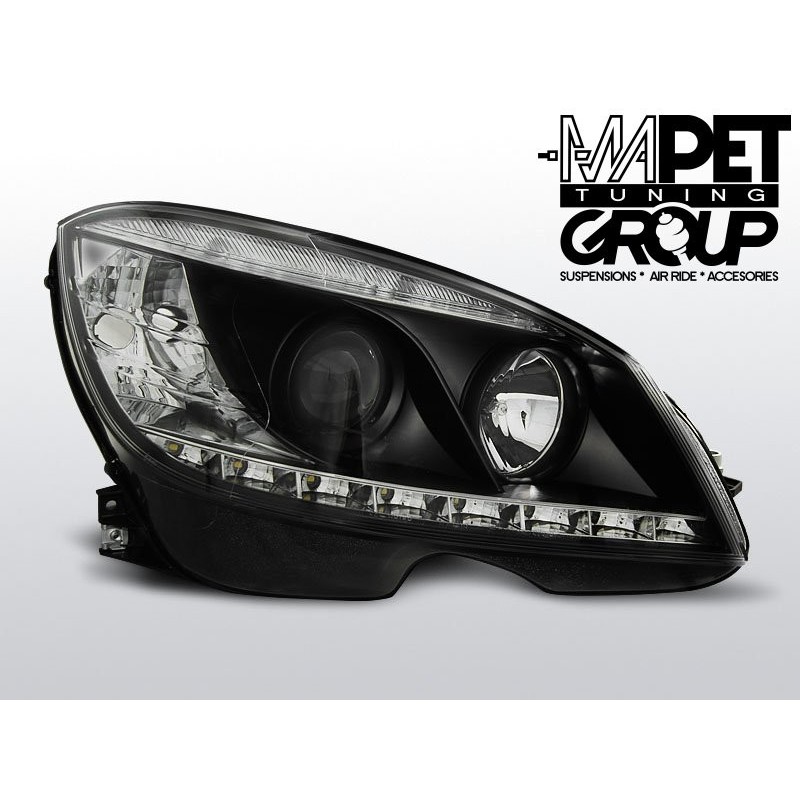 Mercedes C-klasa W204 07-10 BLACK LED diodowe LPME95