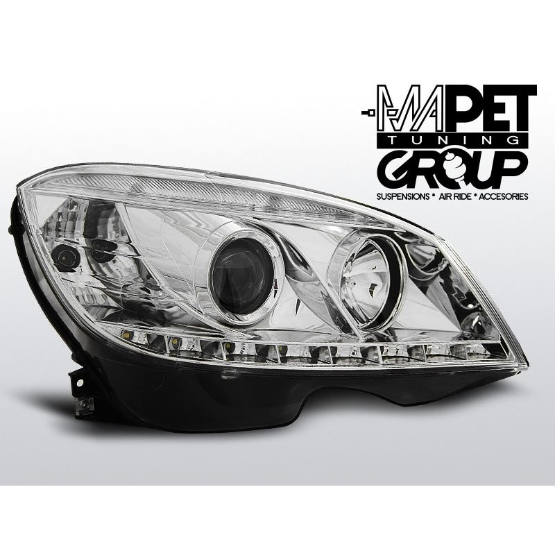 Mercedes C-klasa W204 07-10 CHROM LED diodowe LPME94