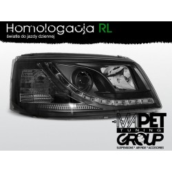VW T5 03-09 BLACK LED DRL -...