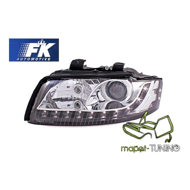 Audi A4 B6 8E 00-04 BLACK LED Bi-halogen LPAU64 DEPO