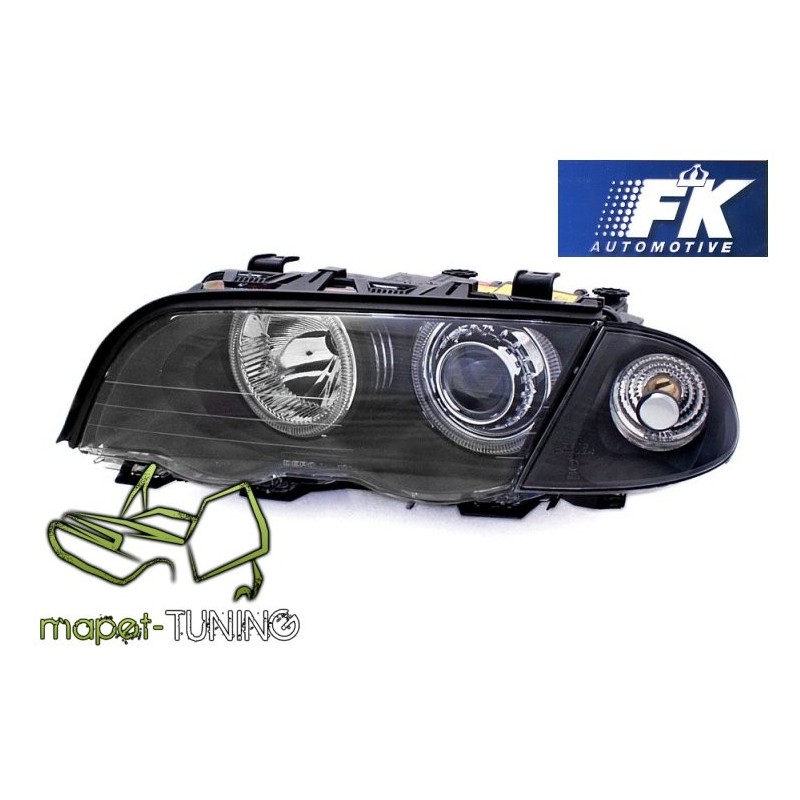 BMW E46 Sedan / Touring 98-01 Angel Eyes BLACK Ringi LPBM41