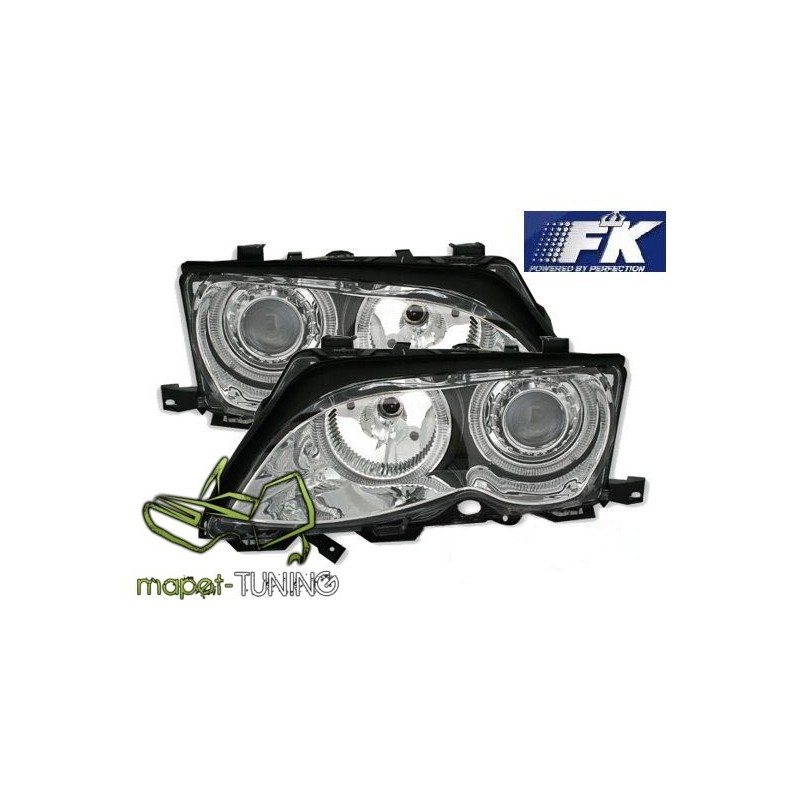 BMW E46 Sedan / Touring 01-05 Angel Eyes CHROM Ringi LPBM85